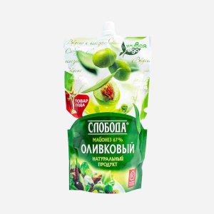 Майонез Слобода Оливковый 67% дой/пак/крыш 400мл