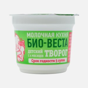 Творог БиоВеста Детский Н с 6мес 4% пл/ст 100г