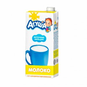 Молоко Агуша ультрап с 3 лет д/х 3.2% т/п/крыш 950г/925мл
