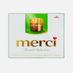 Набор конфет Мерси Ассорти с миндалем 250г