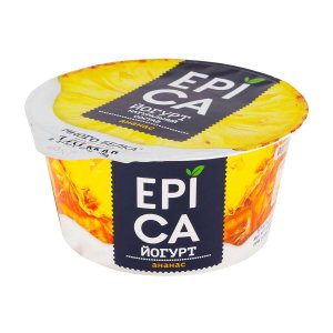 Йогурт Эпика с ананасом 4.8% пл/ст 130г