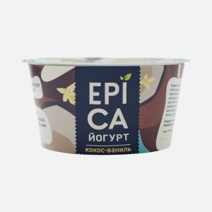 Йогурт Эпика с кокосом и ванилью 6.3% пл/ст 130г