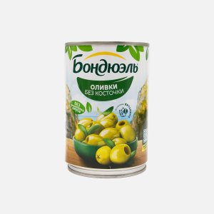 Оливки Бондюэль без косточки ж/б 314мл