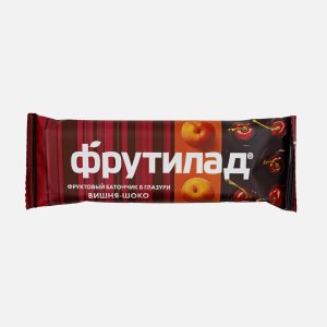 Батончик Фруктовая Энергия Фрутилад Вишня в шоколаде глазированный 40 г
