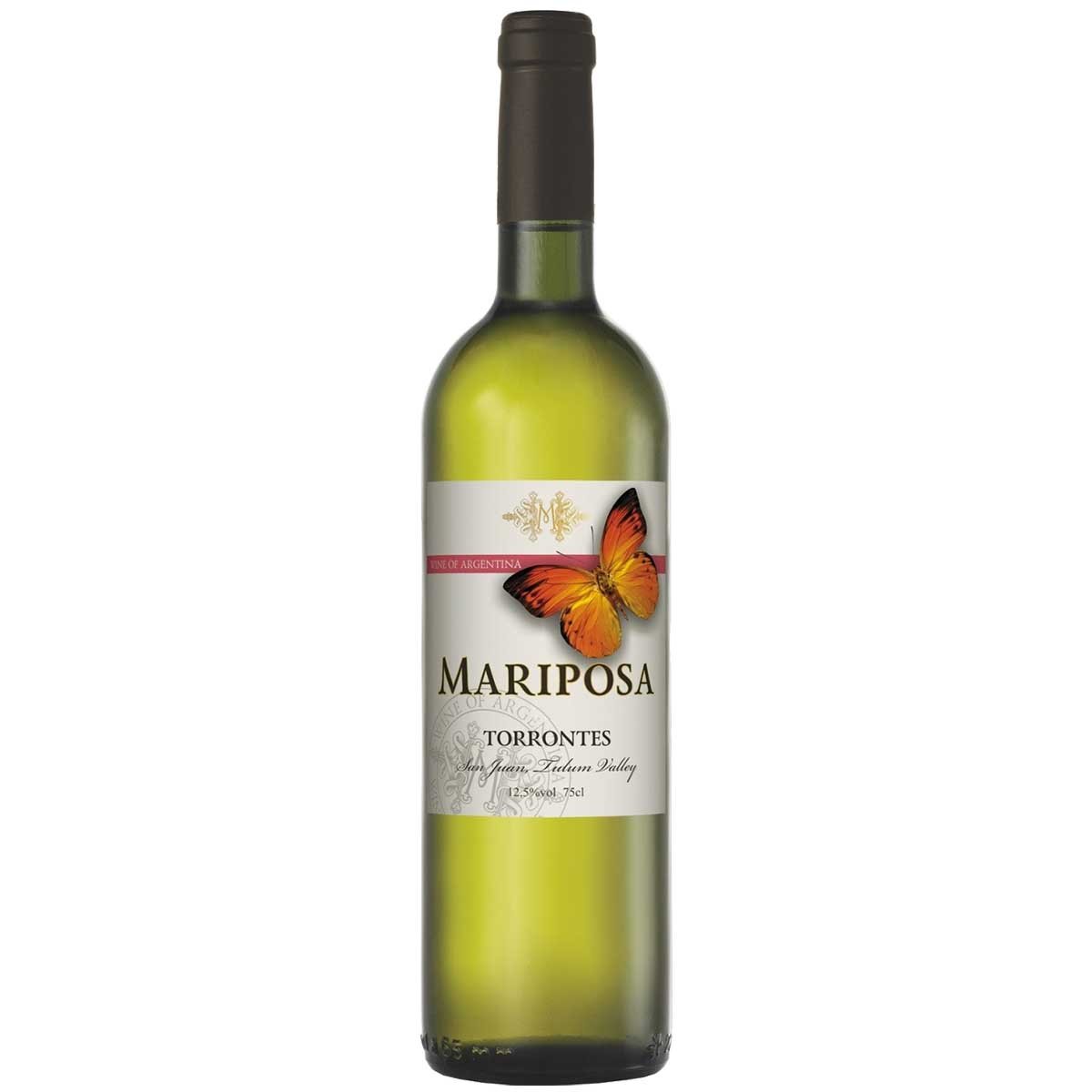 Вино Марипоса Торронтес белое сухое 0,75л.