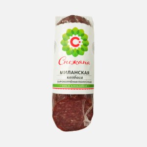 Колбаса Снежана+Д Миланская с/к полусухая вес
