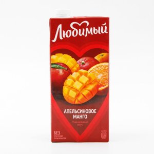 Напиток Любимый сокосодержащий Апельсин/Манго т/п 0,95л