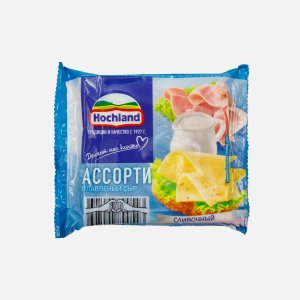 Сыр плавленый Хохланд Ассорти нарезка пл/уп 150г