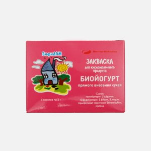 Закваска БифиДом Биойогурт прямого внесения сухая 5*2г