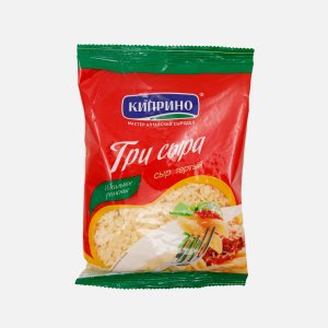 Сыр Киприно Три сыра тертый 45% пл/пак 200г
