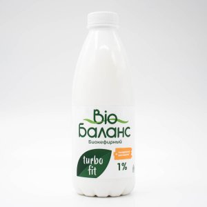 Биопродукт кисломолочный БиоБаланс кефирный обогащенный пребиотиками 1% пл/бут 930г