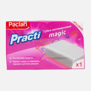 Губки Паклан Практик Магик меламиновая 1шт