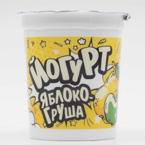 Йогурт Молочная кухня Яблоко и Груша с 8 мес 3% пл/ст 200мл