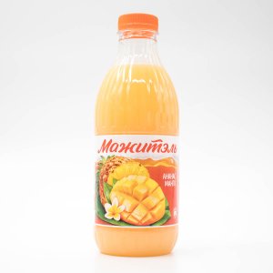 Напиток Мажитэль сывороточный с соком J-7 Ананас/Манго пл/б 950г
