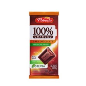 Шоколад Победа вкуса темный без сахара 57% какао 100г