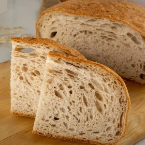 Хлеб подовый пшеничный на ржаной закваске вес