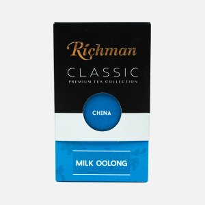 Чай Ричман Молочный Оолонг зеленый китайский крупнолистовой к/к 100г