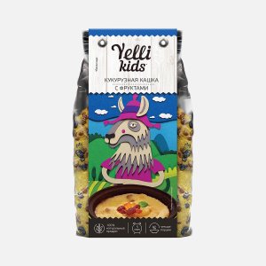 Кукурузная каша Йелли кидс с фруктами 120г