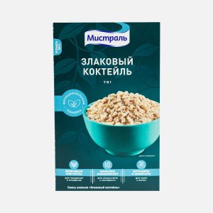 Хлопья Мистраль Смесь Злаковый коктейль 7в1 к/к 400г