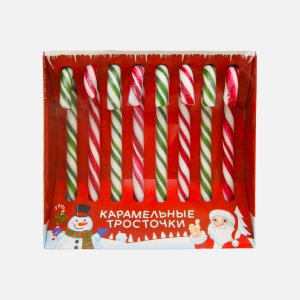 Набор Сладкая сказка карамельных тросточек новогод 120г