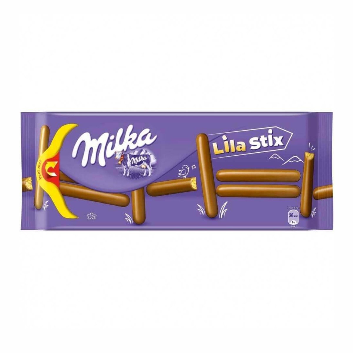 Гр палочки. Печенье Милка шоко Стикс 112 гр. Хрустящие палочки Milka Choco Stix 112г. Милка Lila Sticks 112г. Печенье Milka Lila Stix.