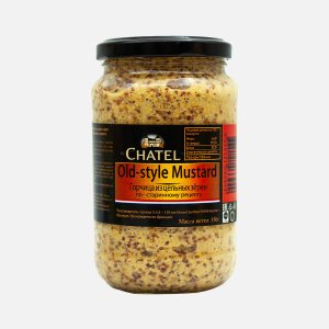Горчица Чател из цельных зерен по старинному рецепту ст/б 350г