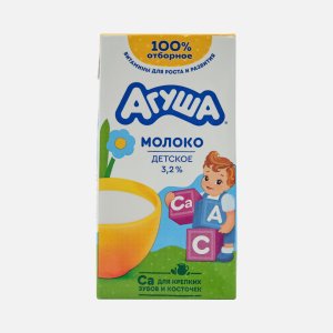 Молоко Агуша д/х 3.2% т/б 0,5л