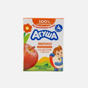 Сок Агуша Яблоко с 4 мес т/п 200мл