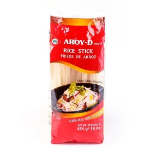 Рисовая лапша Эрой-Д 10мм пл/пак 454г