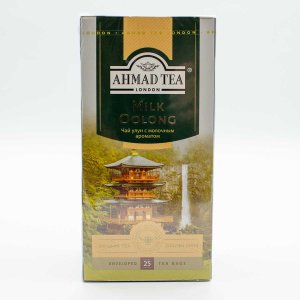 Чай Ахмад Милк Улун с молочным ароматом зеленый с/я 25пак*2г к/к 50г