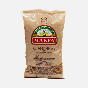 Мак. изд. Макфа Спирали Станичная пл/пак 400г
