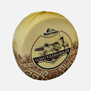 Сыр Белослава Сметанковый традиционный 50% вес