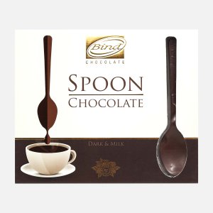 Изделие Байнд Ложечка из темного и молочного шоколада к/к 54г