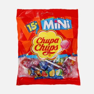 Карамель Чупа Чупс Мини Смурфики со вкус клубн/ябл/апельсин/кола 90г
