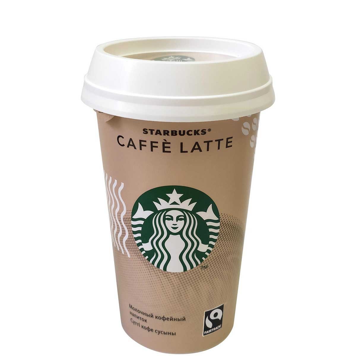 Купить готовый кофе. Старбакс молочный кофейный напиток. Starbucks Caffe Latte 220 мл. Напиток Starbucks Latte 220мл. Напиток Caffe Latte Starbucks молочный кофейный.