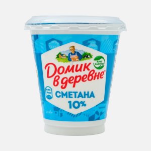 Сметана Домик в деревне 10% пл/ст 300г