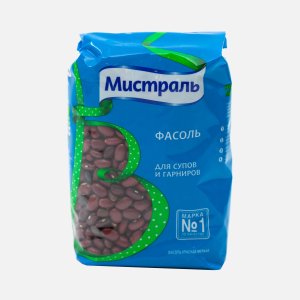 Фасоль Мистраль красная мелкая пл/уп 450г