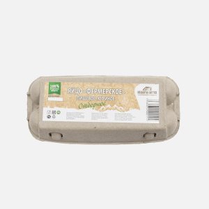 Яйцо куриное фермерское С-0 отборное 10шт