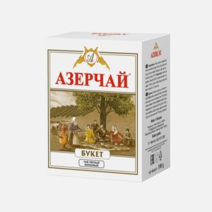 Чай Азерчай Букет черный байховый кр/лист к/к 100г