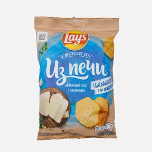 Чипсы Лэйс Из печи Нежный сыр с зеленью пл/пак 85г