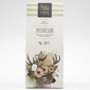 Травяной чай Травы и пчелы Алтайский пирамидки 20*1,5г 30г