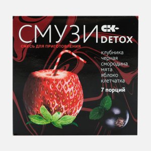 Клетчатка Сибирская СмузиСК Детокс мята/клубника/черная смородина/яблоко 84г
