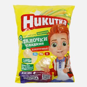 Кукурузные палочки Никитка пл/уп 160гр