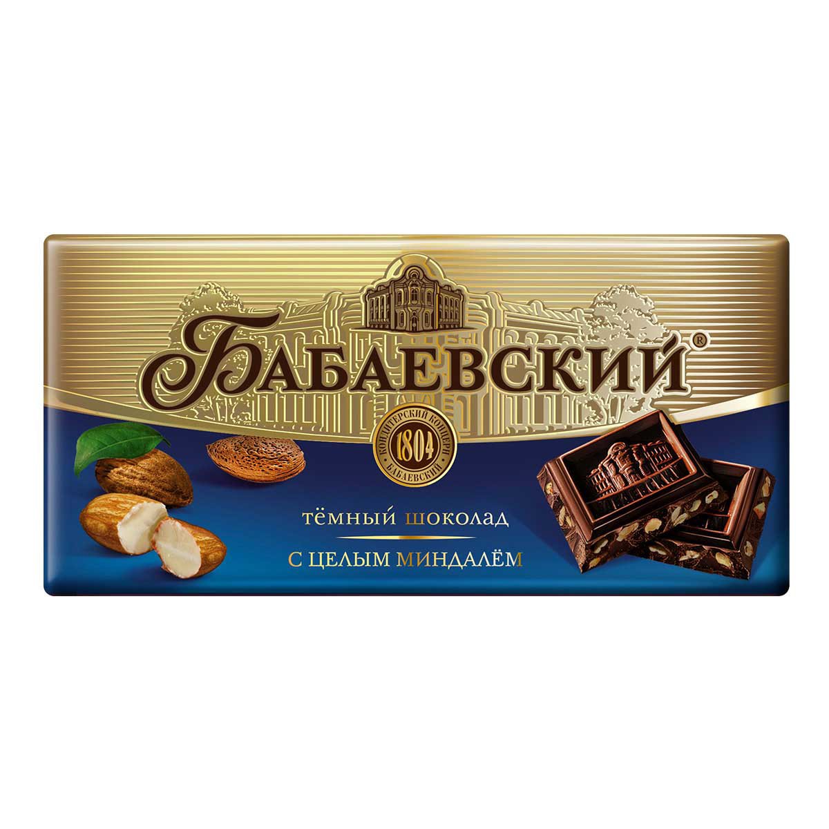 Шоколад Бабаевский с миндалем 100г