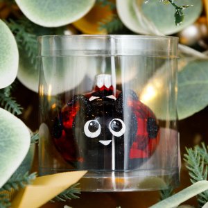 Украшение елочное Букашка 11,5см стекло С1576