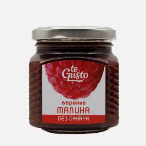Варенье Те Густо Малина с яблочным соком без сахара 300г