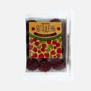 Мармелад Сибирский кедр Ягодень Малина 165г