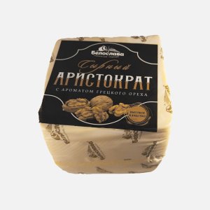 Сыр Белослава Сырный Аристократ с ароматом грецкого ореха 50% вес