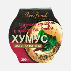 Хумус Тайны востока с вялеными помидорами и прованск травами 200г
