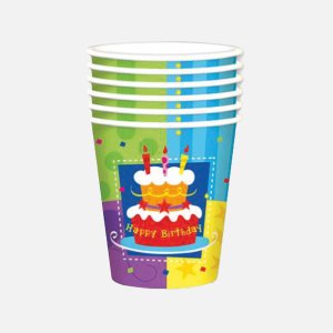 Стаканы Торт 190мл бум 6шт 